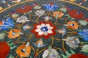 L70029: PIETRA DURA Inlaid Marble Top Anglo Indian