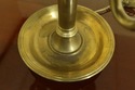 F32775EC: Large Tole Shade Brass Table Lamp