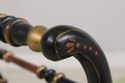 74335: Chinoiserie Black & Gold Lacquered Window B