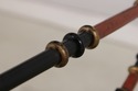 74335: Chinoiserie Black & Gold Lacquered Window B