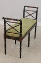 74335: Chinoiserie Black & Gold Lacquered Window B