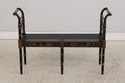 74335: Chinoiserie Black & Gold Lacquered Window B