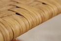 F75054: Antique Tiger Maple Childs Woven Seat High