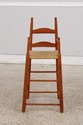 F75054: Antique Tiger Maple Childs Woven Seat High