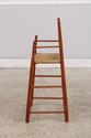 F75054: Antique Tiger Maple Childs Woven Seat High