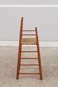 F75054: Antique Tiger Maple Childs Woven Seat High