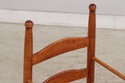 F75054: Antique Tiger Maple Childs Woven Seat High