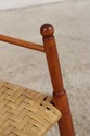 F75054: Antique Tiger Maple Childs Woven Seat High