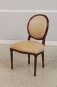 74364: Set of 8 French Louis XVI Style Leather Din
