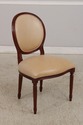 74364: Set of 8 French Louis XVI Style Leather Din