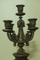 LF33182EC: Bronze & Porcelain Decorator Candelabra