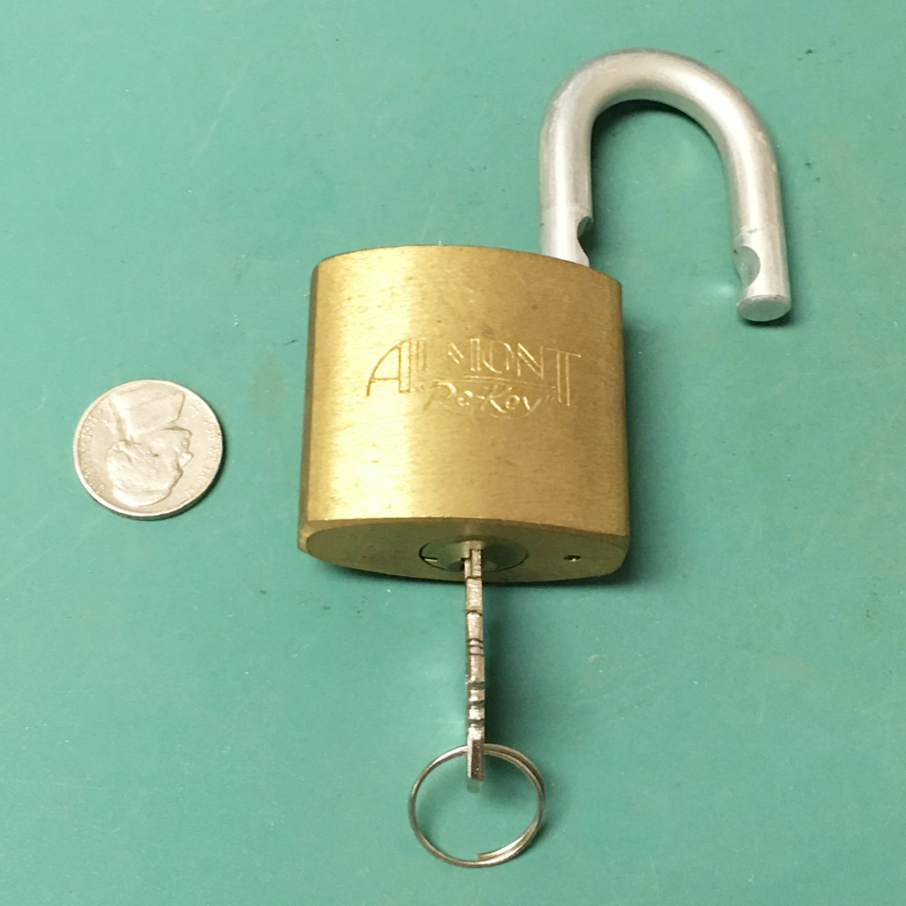 Vintage Almont Rekey Padlock with 1 key [Lock5] eBay