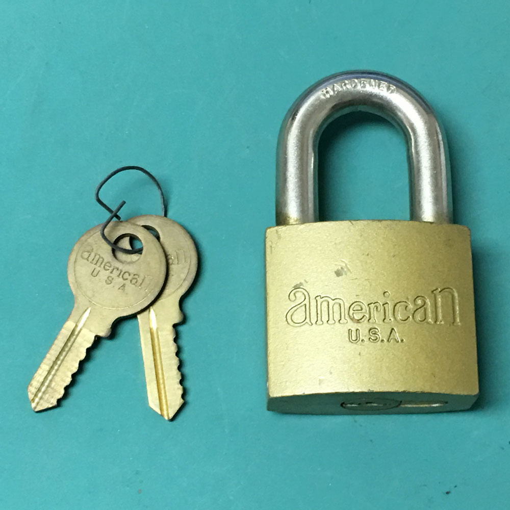 American lock co with 2 keys ebay