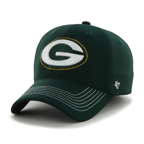 Green Bay Packers Hat NEW '47 Brand Closer Stretch Fit | eBay