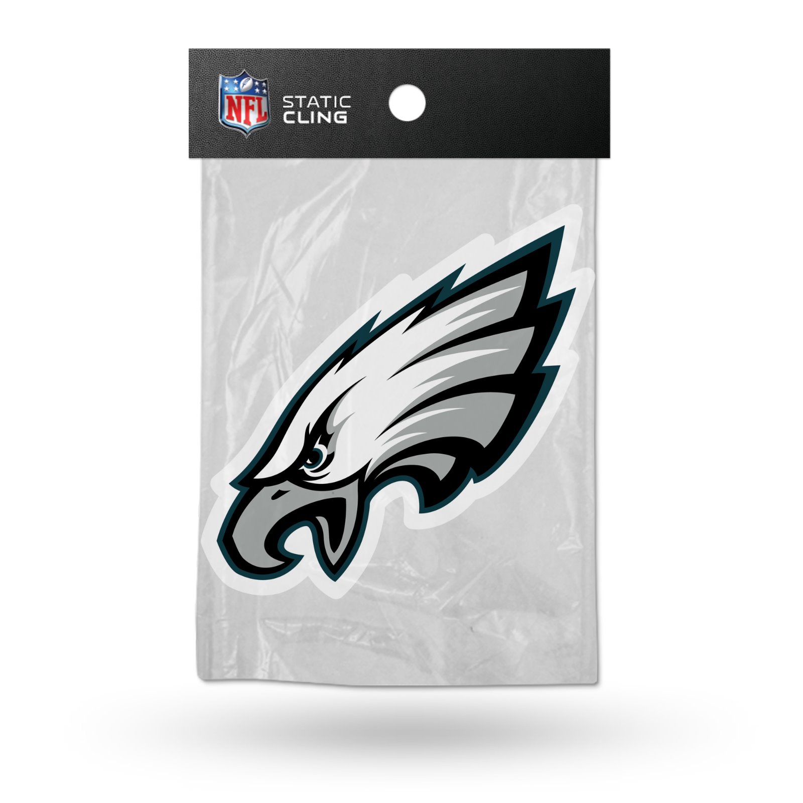 Philadelphia Eagles Die Cut Static Cling Decal Sticker Reusable 3 x 7