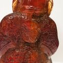 Asian Buddha Chinese (?) Cherry Amber Resin Trinke