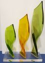 Shlomi Haziza Acrylic Flame Sculpture  22" tall