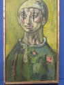 Lester Raymer (1907-1991) Oil Painting Clown  Kans