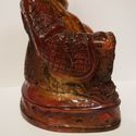 Asian Buddha Chinese (?) Cherry Amber Resin Trinke