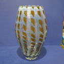 Waterford Large 14" Evolution Vase Opalescent Leop