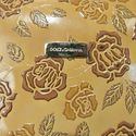 Dolce & Gabbana Clutch Handbag Purse Rose Floral D