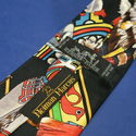 Vintage Hermes Tie Kachina Native American Indian 