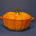 Staub Cast Iron Dutch Oven Pumpkin Design France