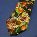 Vintage Hermes Tie Kachina Native American Indian 