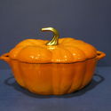 Staub Cast Iron Dutch Oven Pumpkin Design France