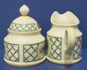 Villeroy & Boch BASKET Creamer & Sugar Bowl