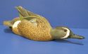 Leo McIntosh (1953-2007) Blue Wing Teal Duck Decoy