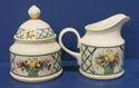 Villeroy & Boch BASKET Creamer & Sugar Bowl