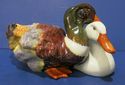 Herend Medium Natural Loving Ducks Pair