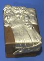 Jan Barboglio Cast Iron Box Silver Santa Claus Dec