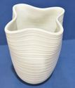 Jonathan Adler 7" Vase Ribbed Biomorphic Design Of