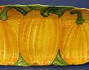 Vietri Pumpkin Patch Large Platter Tray 21"  Itali