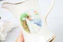 Niagara Falls pitcher Jug Souvenir  Cream Gold Tri