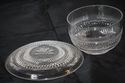 Crystal Bowl and Under Plate Star Center Vertical 