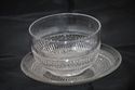 Crystal Bowl and Under Plate Star Center Vertical 