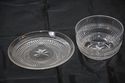 Crystal Bowl and Under Plate Star Center Vertical 