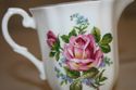 Royal Grafton Creamer Pitcher Pink Roses Purple Wi