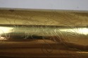 Brass Asian Flower Dragon Etched Vase Large Ruffle