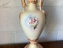 Antique Victorian Porcelain Bisque Lamp Hand Paint