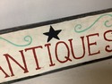 Antique Sign Hand Painted Wood Horizontal Mounting