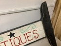 Antique Sign Hand Painted Wood Horizontal Mounting