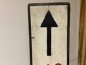 Antique Sign Hand Painted Wood Horizontal Mounting