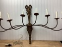 Antique Large Electric Wall Sconce 8 Light Female 