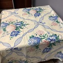 Vintage Fabric P Kaufmann Hydrangea Blooms Blue Ri