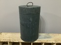 Locally Grown Organic Metal Tin Canister Storage C