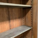 Antique Federal Bookcase Secretary Cabinet Burled 